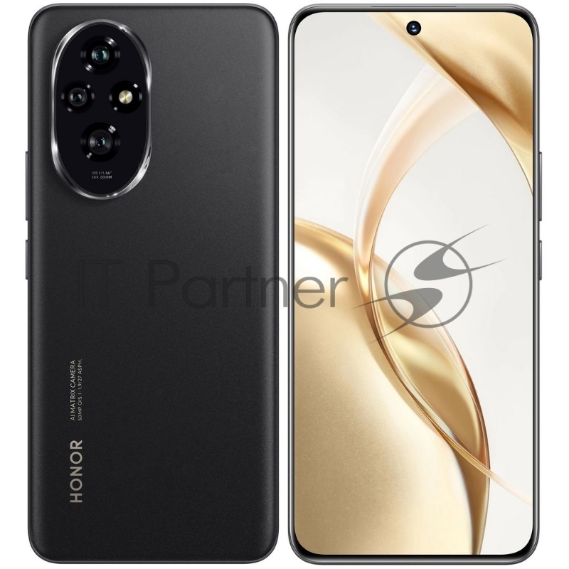 Мобильный телефон HONOR 200 8/256GB 5109BFKA BLACK HONOR