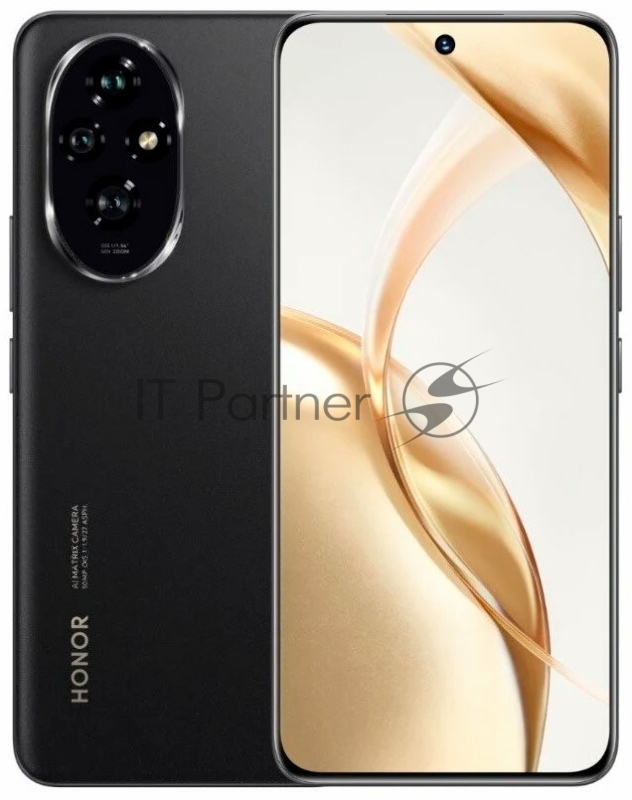 Мобильный телефон HONOR 200 PRO 12/512GB 5109BFUE BLACK HONOR