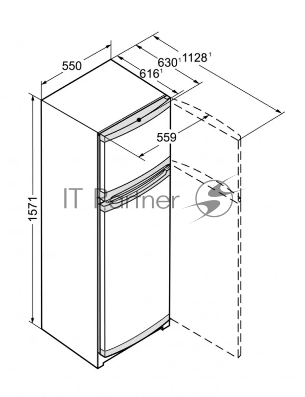 Холодильник LIEBHERR CTE 2931-26 001