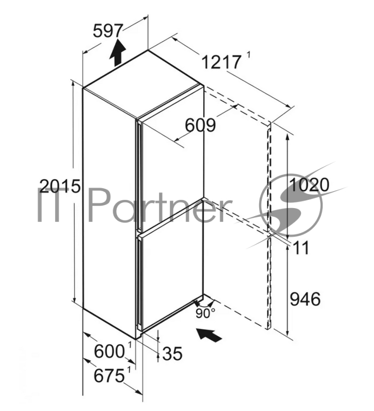 Холодильник LIEBHERR CNSFC 573I-22 001