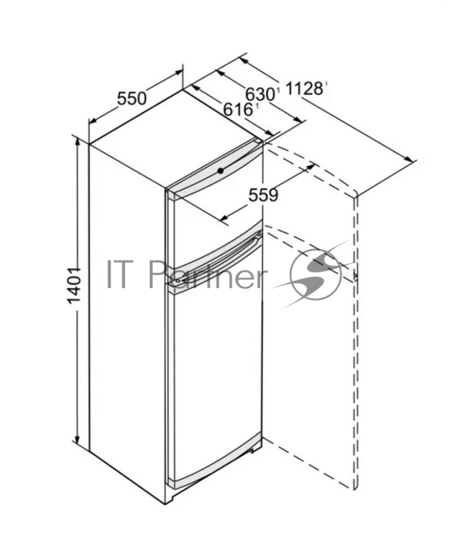 Холодильник LIEBHERR CTE 2531-26 001