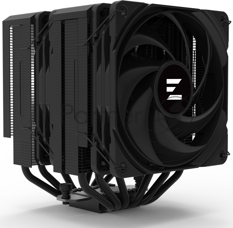 Кулер для процессора ZALMAN CNPS14X DUO BLACK, 2x120mm FANS, 6 HEAT PIPES, 4-PIN PWM, 600-2000 RPM, 29,7 DBA MAX, HYDRO BEARING, FULL SOCKET SUPPORT