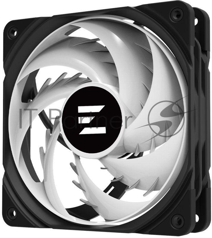 Вентилятор для корпуса ZALMAN ZM-AF120 ARGB BLACK, 120x120x25mm, 4-PIN PWM, 600-2000 RPM, 29,7 DBA MAX, HYDRO BEARING
