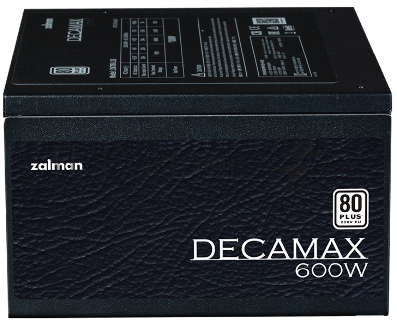 Блок питания Zalman ZM600-LX3, 600W, ATX12V v2.31, APFC, 12cm Fan, 80+ 230V EU, Retail