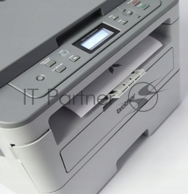 МФУ Brother DCP-B7520DW, P/C/S, A4, 34 cтр/мин, 128 МБ, Duplex, ADF50, USB, Wi-Fi, лоток 250 л., старт.картридж 2 000 стр. тонер TN-B023