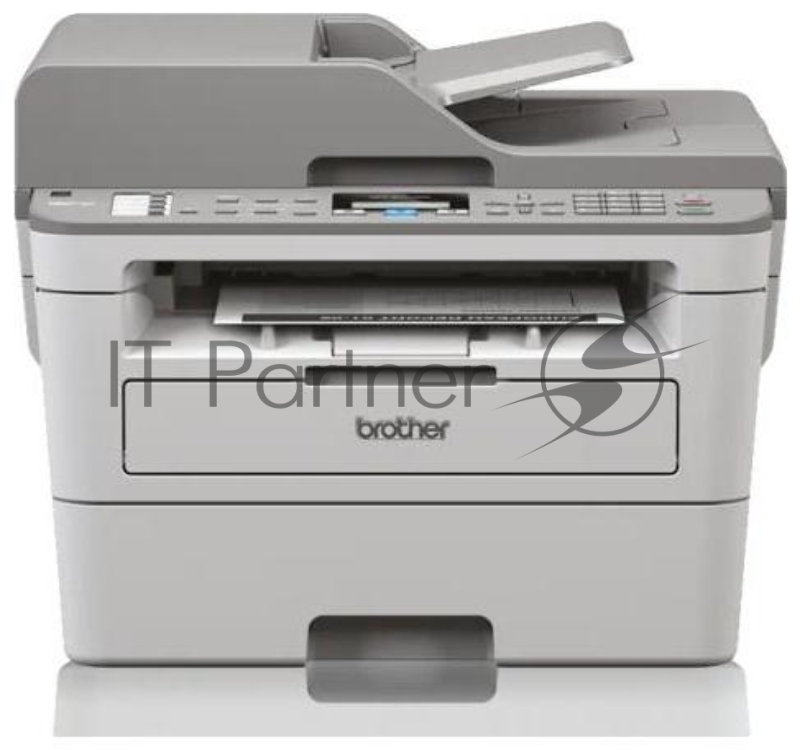 МФУ Brother MFC-B7710DN, P/C/S/F, A4, 34 cтр/мин, 128 МБ, Duplex, ADF50, USB, LAN, лоток 250 л., старт.картридж 2 000 стр. тонер TN-B0233