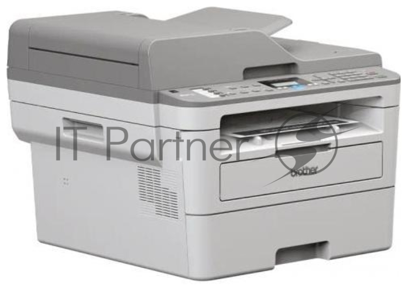 МФУ Brother MFC-B7710DN, P/C/S/F, A4, 34 cтр/мин, 128 МБ, Duplex, ADF50, USB, LAN, лоток 250 л., старт.картридж 2 000 стр. тонер TN-B0233