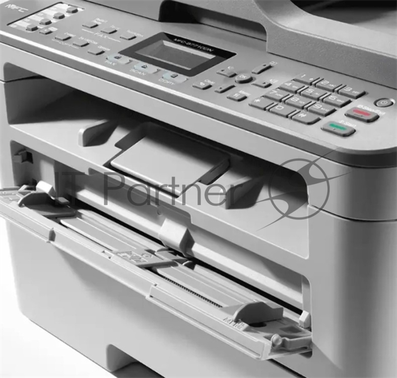 МФУ Brother MFC-B7710DN, P/C/S/F, A4, 34 cтр/мин, 128 МБ, Duplex, ADF50, USB, LAN, лоток 250 л., старт.картридж 2 000 стр. тонер TN-B0233