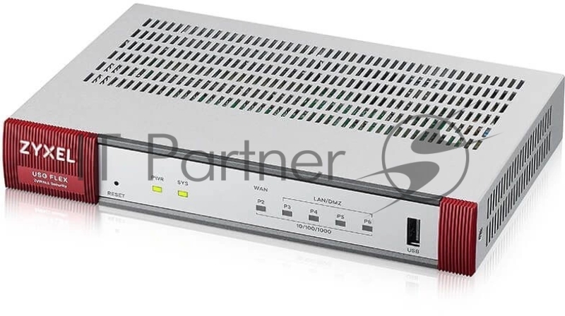Межсетевой экран Zyxel USG FLEX 50, 1xWAN GE, 4xLAN/DMZ GE, USB3.0, NebulaFlex **