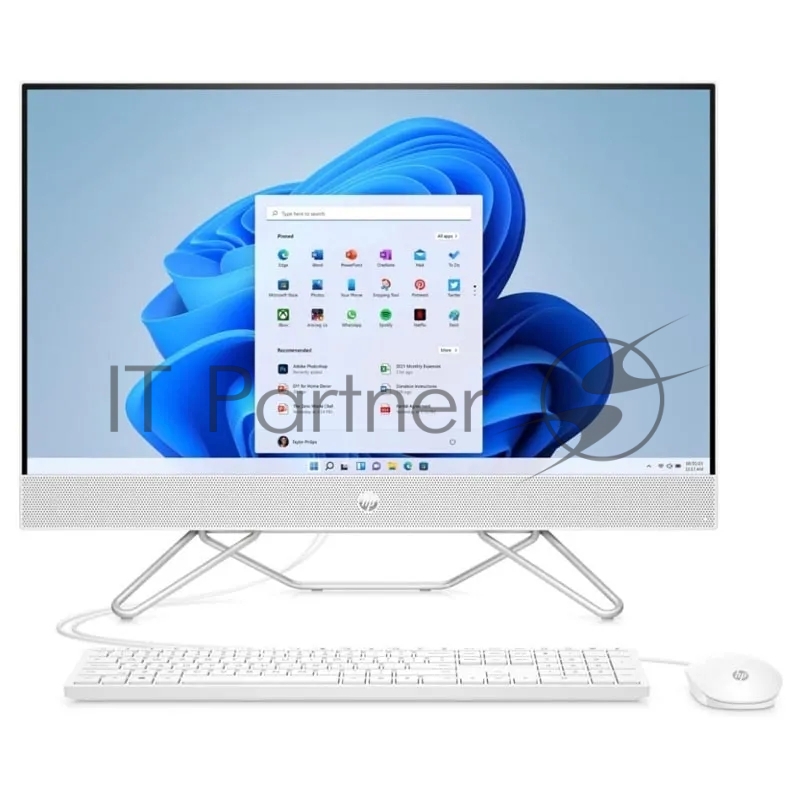 Моноблок HP 27-cb1122ci NT 27 FHD(1920x1080) Core i7-1255U, 16GB DDR4 3200 (2x8GB), SSD 512Gb, Intel Internal Graphics, noDVD, kbd&mouse wired, HD Webcam, Starry White, Windows11, 1Y Wty