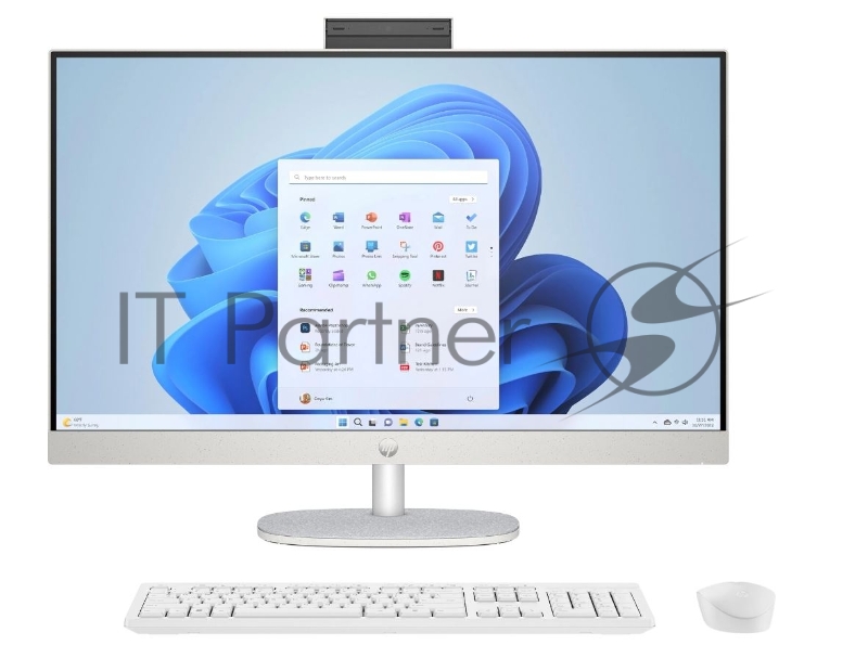 Моноблок HP 27-cr0026ci NT 27 FHD(1920x1080) Core i5-1335U, 8GB DDR4 3200 (1x8GB), SSD 512Gb, Intel Internal Graphics, noDVD, kbd(rus)&mouse wireless, HD Webcam, Shell White, Win11Ru, 1Y Wty