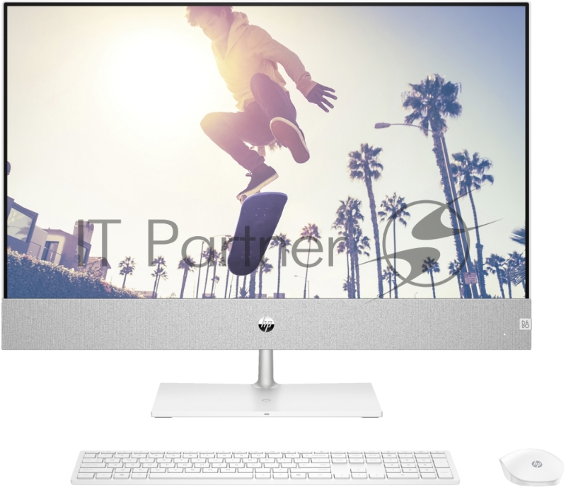 Моноблок HP Pavilion I 27-ca2007ci NT 27 QHD(2560x1440) Core i5-13400T,16GB DDR4 3200(2x8GB),SSD 512Gb,GeForce RTX3050 4GB,no DVD, Rus/Eng kbd&mouse wireless,5MP Webcam, White,FreeDOS,Wireless Charger,1Y Wty