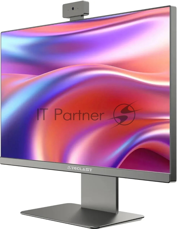 Моноблок Teclast V24 Air 23.8 Full HD N-series N95 (1.7) 8Gb SSD512Gb UHDG Windows 11 Professional GbitEth WiFi BT 120W Cam серый 1920x1080