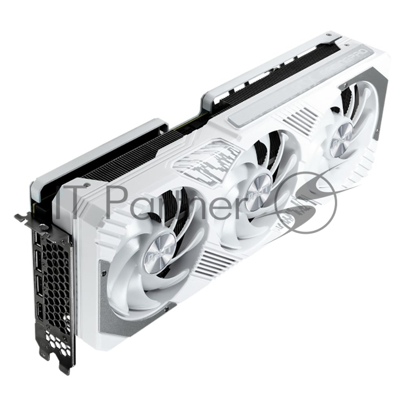 Видеокарта Palit RTX4070Ti SUPER GAMINGPRO WHITE OC 16GB GDDR6X 256bit 3-DP HDMI 3FAN