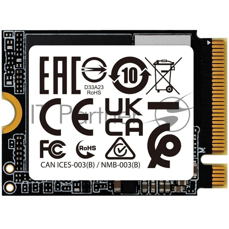 Твердотельный накопитель SSD ADATA M.2 2230 2TB XPG GAMMIX S55 PCIe Gen4x4 with NVMe 5000/3700, 3D ТLC NAND