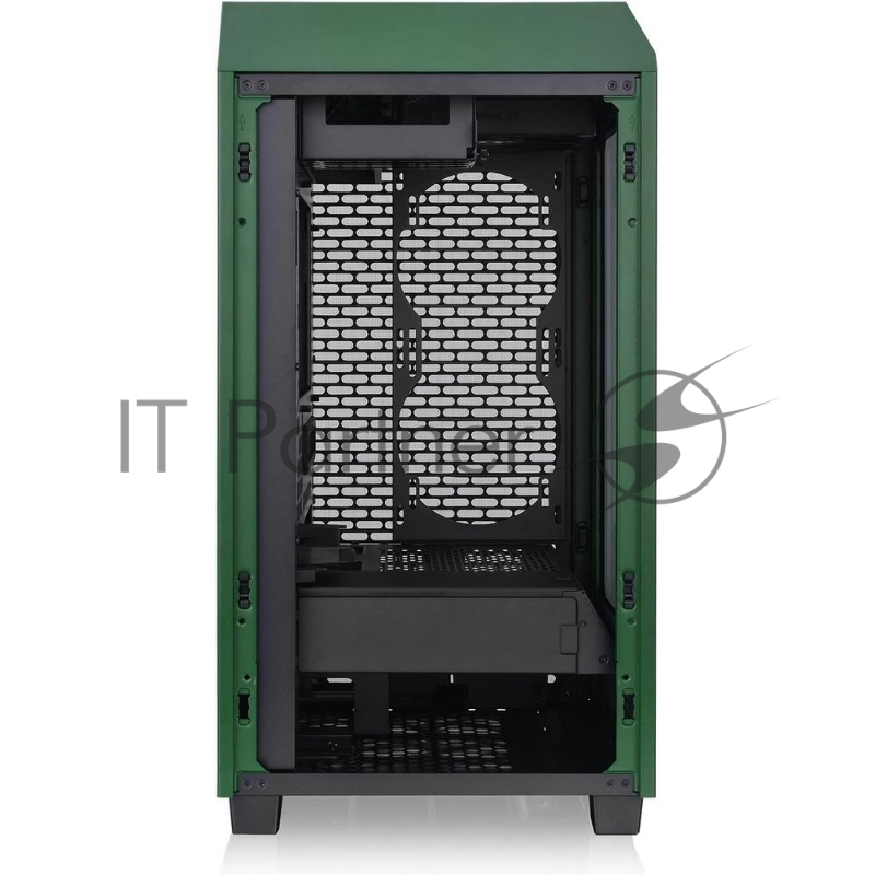 Корпус Thermaltake The Tower 200 Racing Green /Racing Green/Win/SPCC/Tempered Glass*1/CT140 Fan*2/Color Box