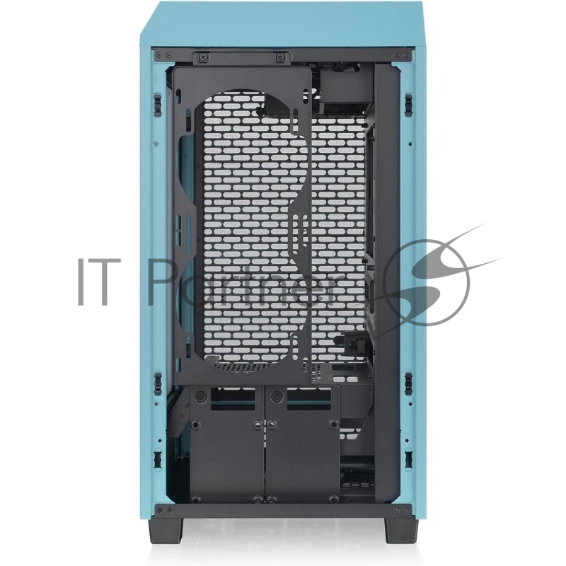 Корпус Thermaltake The Tower 200 Turquoise /Turquoise/Win/SPCC/Tempered Glass*1/CT140 Fan*2/Color Box