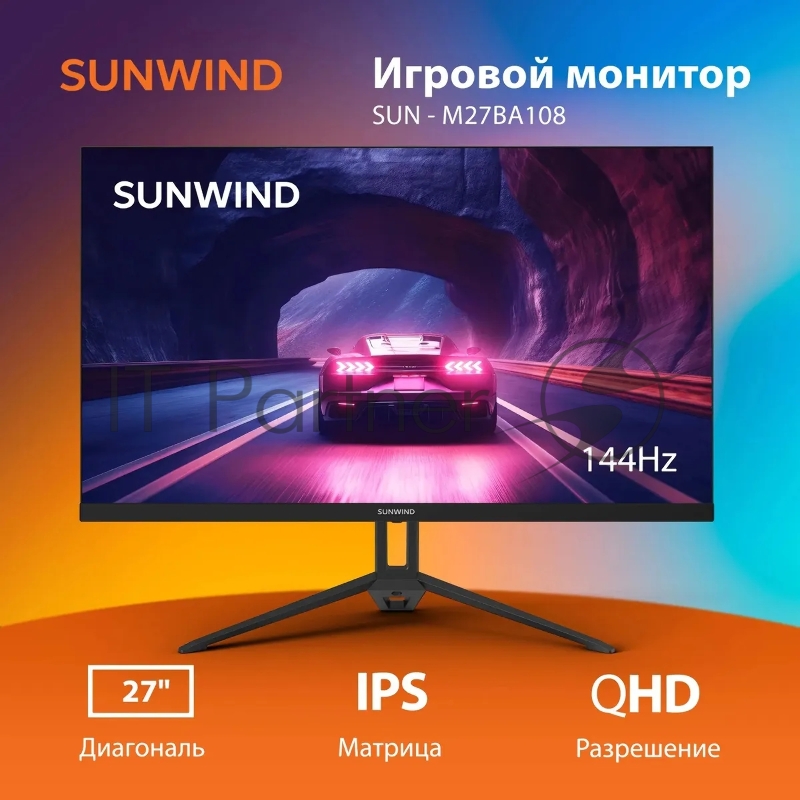 Монитор SunWind SUN-M27BA108 27, черный