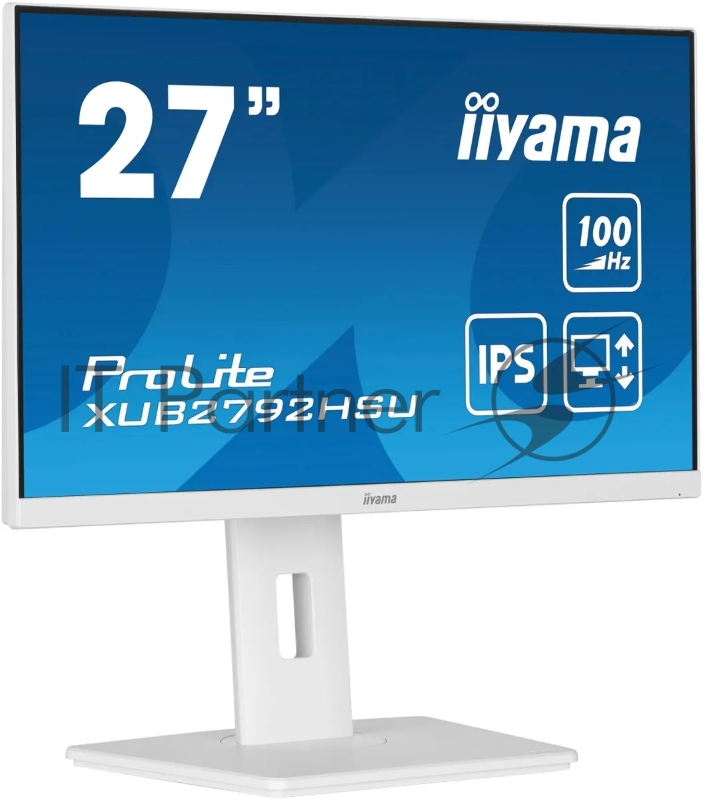 Монитор Iiyama 27 ProLite XUB2792HSU-W6 белый IPS LED 0.4ms 16:9 HDMI M/M матовая HAS Piv 1300:1 250cd 178гр/178гр 1920x1080 100Hz DP FHD USB 5.7кг