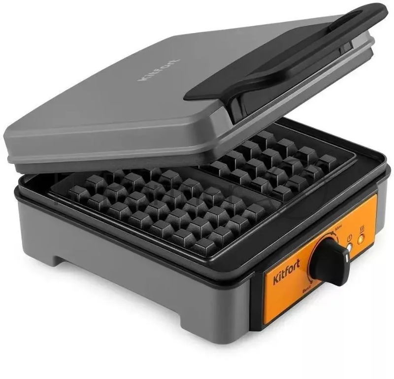 Вафельница Kitfort КТ-1694 1200Вт серый
