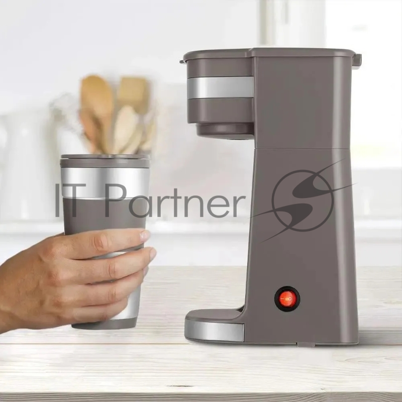 Кофеварка капельная Kitfort КТ-7316 750Вт коричневый/нержавеющая сталь