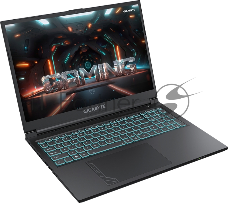 Ноутбук Gigabyte G6 Core i7 13620H 16Gb SSD1Tb NVIDIA GeForce RTX4060 8Gb 16 IPS FHD+ (1920x1200) Free DOS black WiFi BT Cam (KF-H3KZ854KD)