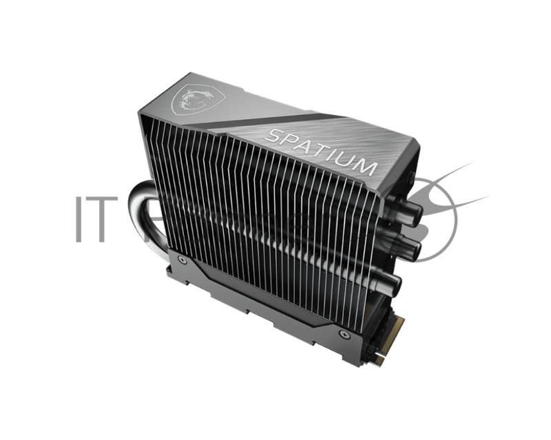 Накопитель SSD MSI 4Tb SPATIUM M580 FROZR,M.2(22x80mm), NVMe, PCIe 5.0 x4, 3D TLC, R/W 14100/12600, IOPs -/-, DRAM buffer 8192, TBW 3000, DWPD 0.38, with Heat Spreader (5 лет)