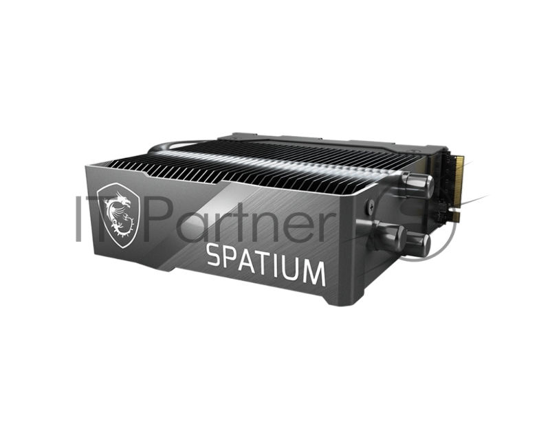Накопитель SSD MSI 4Tb SPATIUM M580 FROZR,M.2(22x80mm), NVMe, PCIe 5.0 x4, 3D TLC, R/W 14100/12600, IOPs -/-, DRAM buffer 8192, TBW 3000, DWPD 0.38, with Heat Spreader (5 лет)