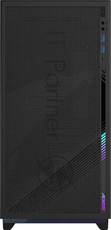 Корпус Gigabyte GB-AC400G черный без БП ATX 2xUSB3.0 1xUSB3.1 audio bott PSU