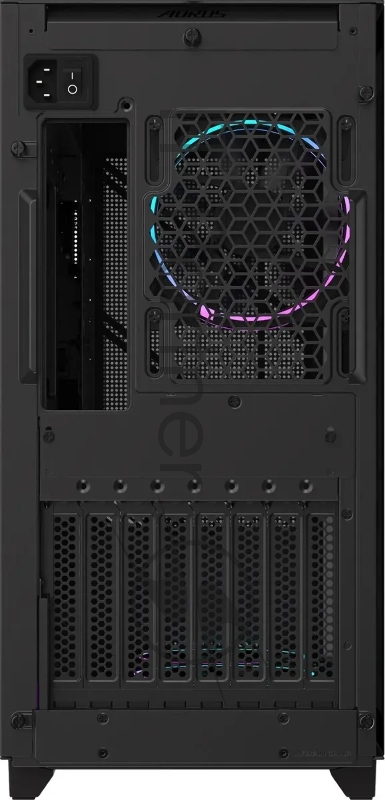 Корпус Gigabyte GB-AC400G черный без БП ATX 2xUSB3.0 1xUSB3.1 audio bott PSU