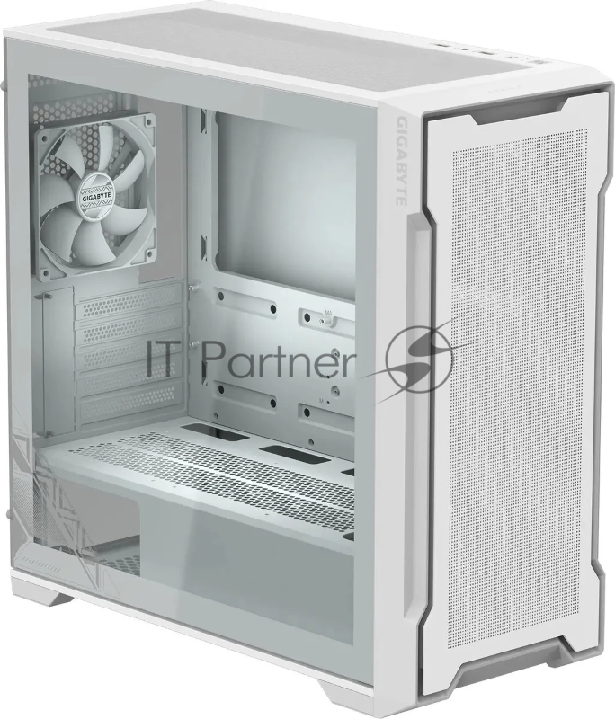 Корпус Gigabyte C102W GB-C102GI белый без БП ATX 5x120mm 4x140mm 2xUSB3.0 audio bott PSU