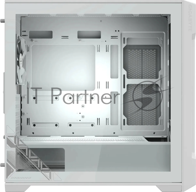 Корпус Gigabyte C102W GB-C102GI белый без БП ATX 5x120mm 4x140mm 2xUSB3.0 audio bott PSU