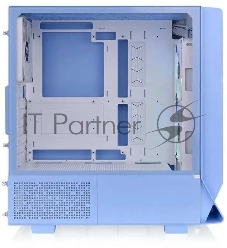 Корпус Thermaltake Ceres 350 MX голубой без БП E-ATX 2x140mm 2xUSB3.0 audio bott PSU