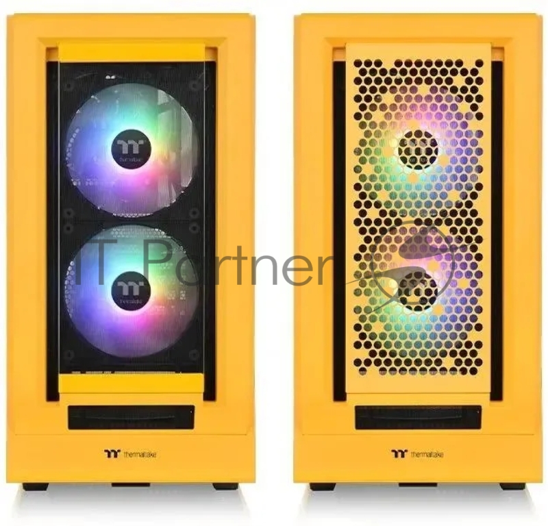 Корпус Thermaltake Ceres 350 MX желтый без БП E-ATX 2x140mm 2xUSB3.0 audio bott PSU