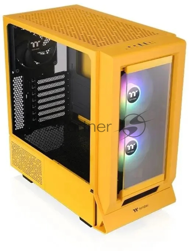 Корпус Thermaltake Ceres 350 MX желтый без БП E-ATX 2x140mm 2xUSB3.0 audio bott PSU