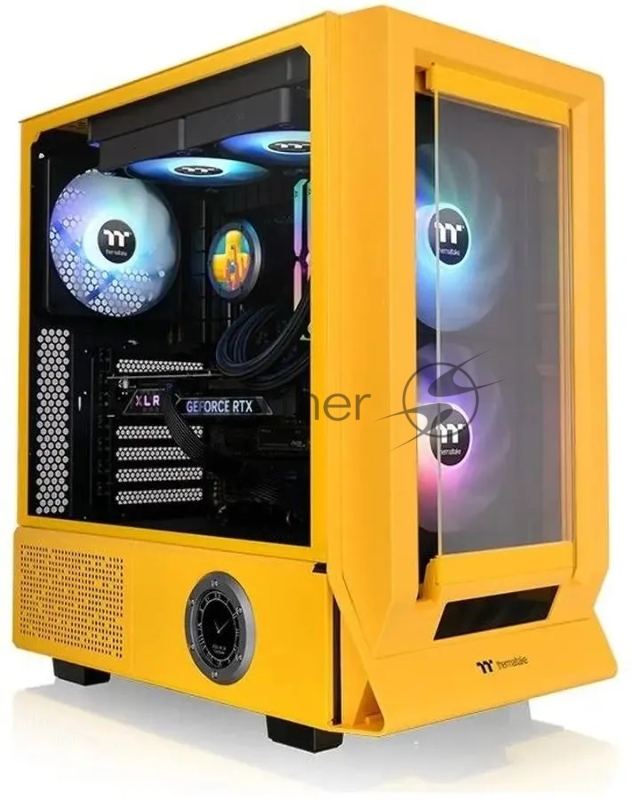 Корпус Thermaltake Ceres 350 MX желтый без БП E-ATX 2x140mm 2xUSB3.0 audio bott PSU