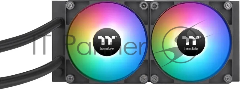 Система водяного охлаждения Thermaltake TH240 V2 ARGB Soc-AM5/AM4/1151/1200/1700 черный 4-pin 25.8dB Al+Cu Ret (CL-W361-PL12SW-A)
