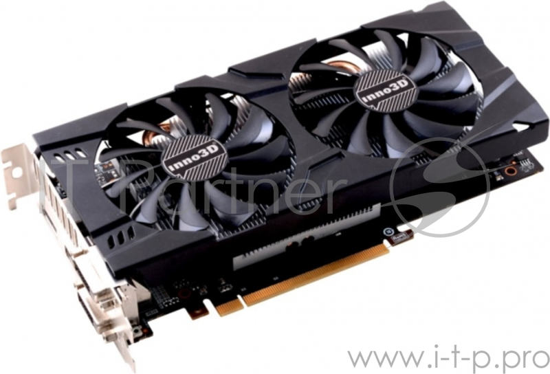 Видеокарта Inno3D GeForce GTX 1060 3ГБ N106F-2SDN-L5GS (GeForce GTX 1060, DDR5, 2xDVI, HDMI, DP) (PCI-E)