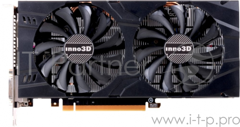 Видеокарта Inno3D GeForce GTX 1060 3ГБ N106F-2SDN-L5GS (GeForce GTX 1060, DDR5, 2xDVI, HDMI, DP) (PCI-E)