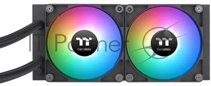 Система водяного охлаждения Thermaltake TH240 V2 Ultra ARGB Soc-AM5/AM4/1151/1200/1700 черный 4-pin 25.8dB Al+Cu LCD Ret (CL-W383-PL12SW-A)