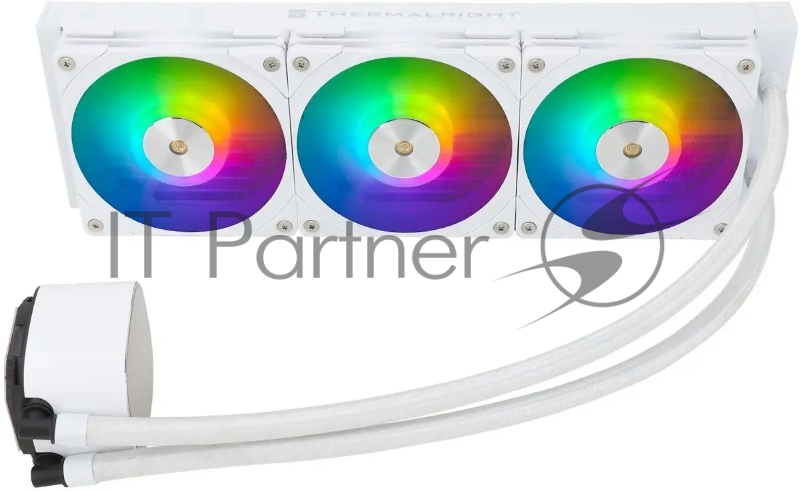 Система водяного охлаждения Thermalright Frozen Horizon 360 ARGB Soc-AM5/AM4/1151/1200/2066/1700 белый 4-pin 28.1dB Al Ret (F-HORIZON-360-WH)
