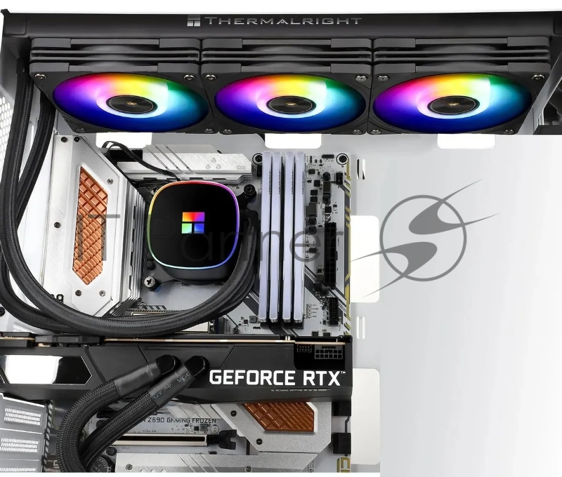 Система водяного охлаждения Thermalright Frozen Horizon 360 ARGB Soc-AM5/AM4/1151/1200/2066/1700 черный 4-pin 28.1dB Al Ret (F-HORIZON-360-BL)