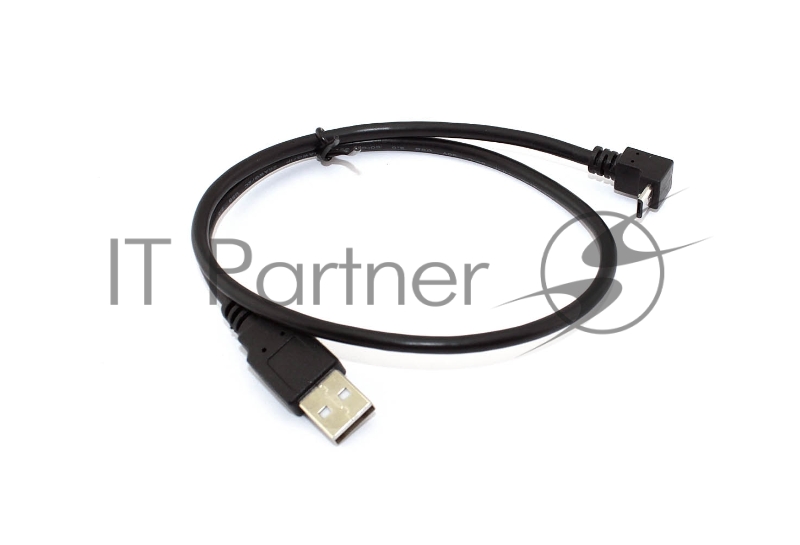 Кабель USB Type A на Micro USB угол вверх 0,5 м