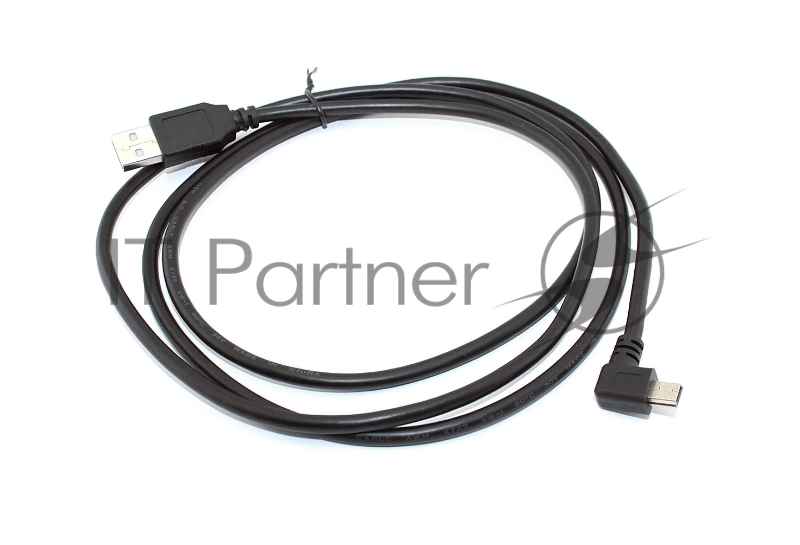 Кабель USB Type A на Mini USB угол вправо 1,5 м
