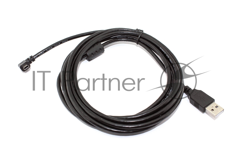 Кабель USB Type A на Mini USB угол вправо 3 м