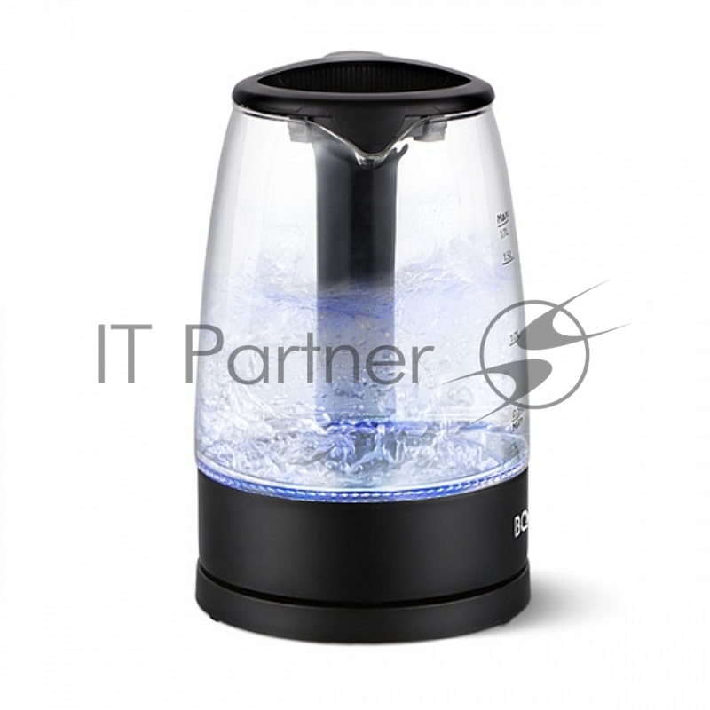 Чайник электрический BQ KT1839G Black. Мощность: 2200 Вт, объем: 1.7 л