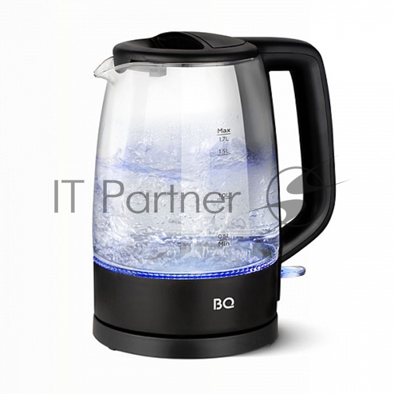 Чайник электрический BQ KT1839G Black. Мощность: 2200 Вт, объем: 1.7 л