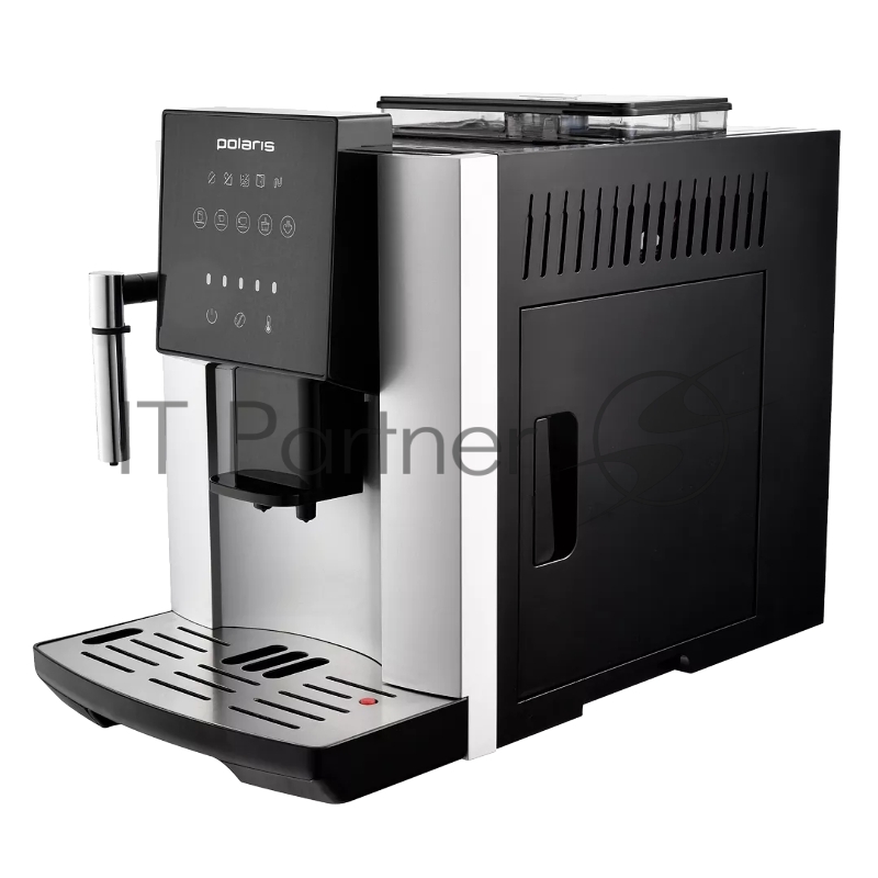 Кофемашина Polaris PACM 2050SW Черный/Серебристый