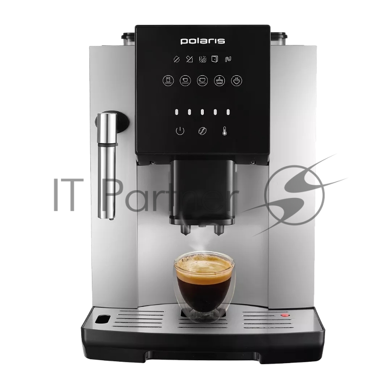 Кофемашина Polaris PACM 2050SW Черный/Серебристый