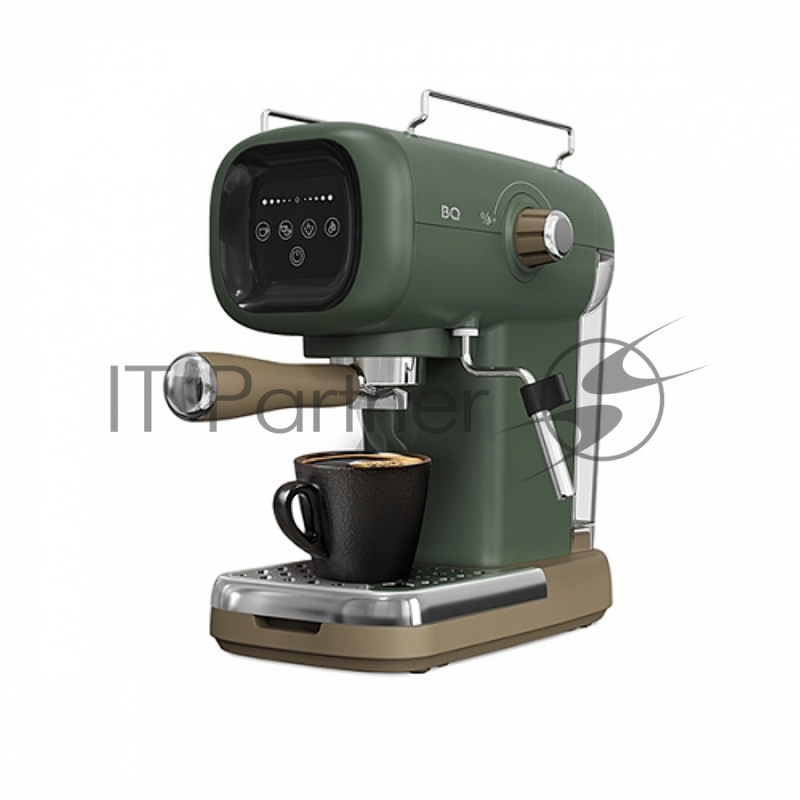 Кофеварка эспрессо BQ CM2005 Green, Мощность 1100 Вт, Давление 20 бар, Объем 0.6 л